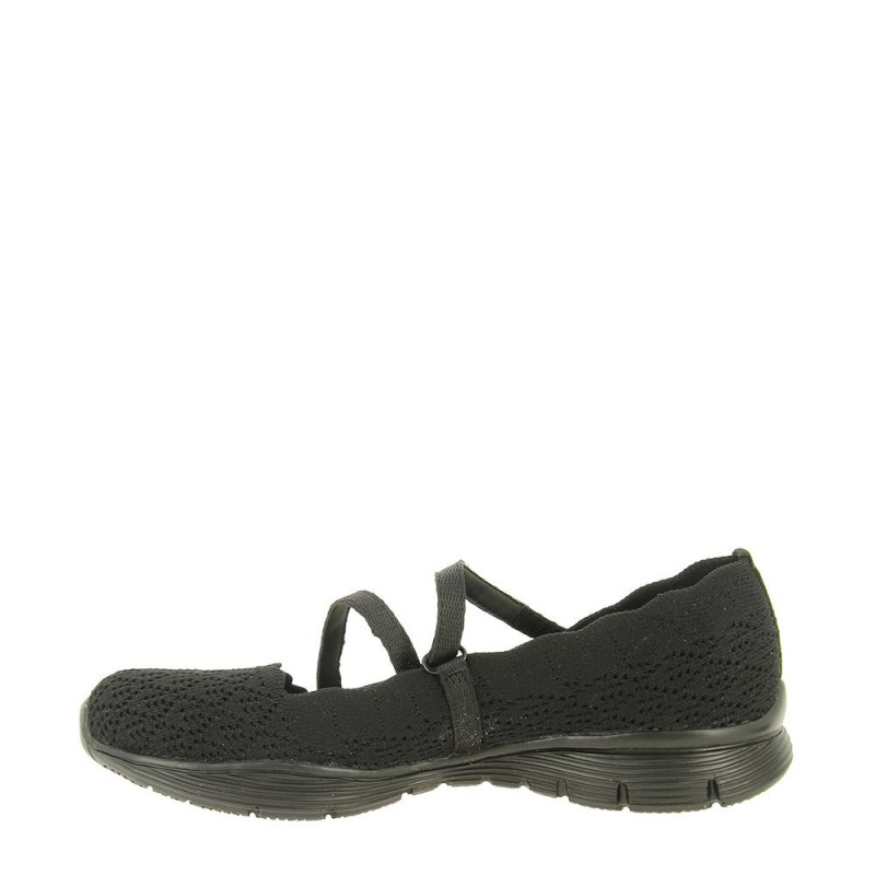 skechers espadrilles mujer negro