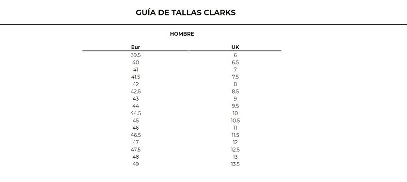 Tallas Clarks Greece, 39% - pasarentacar.com